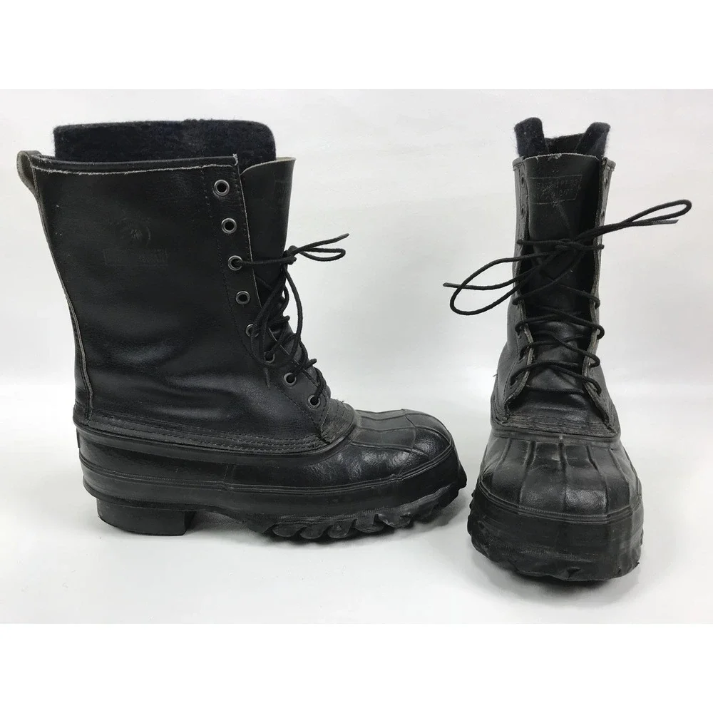 Lacrosse Outdoorsman Steel Shank Mens Size‎ 7 Waterproof Boots Work Hiking Black